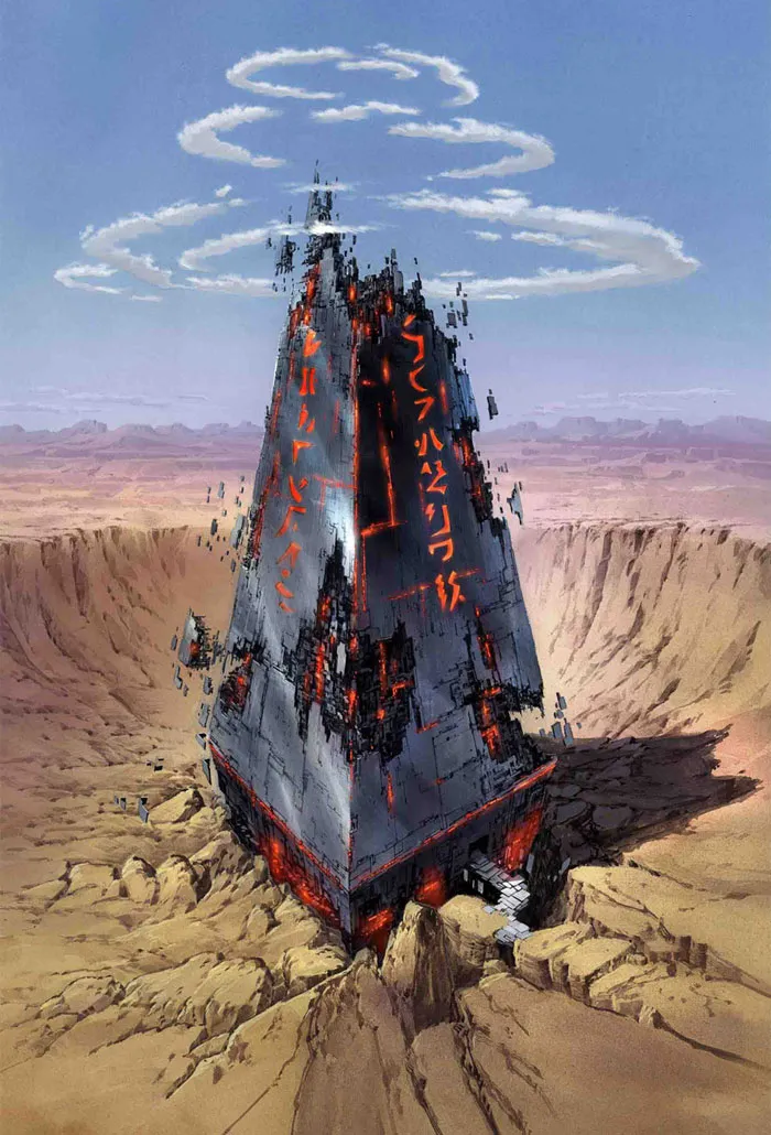 Broken Spaceship — color rendering